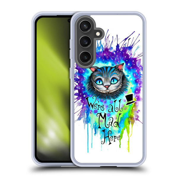 Pixie Cold Cats We Are All Mad Here Soft Gel Case for Samsung Galaxy S24 FE & MagSafe