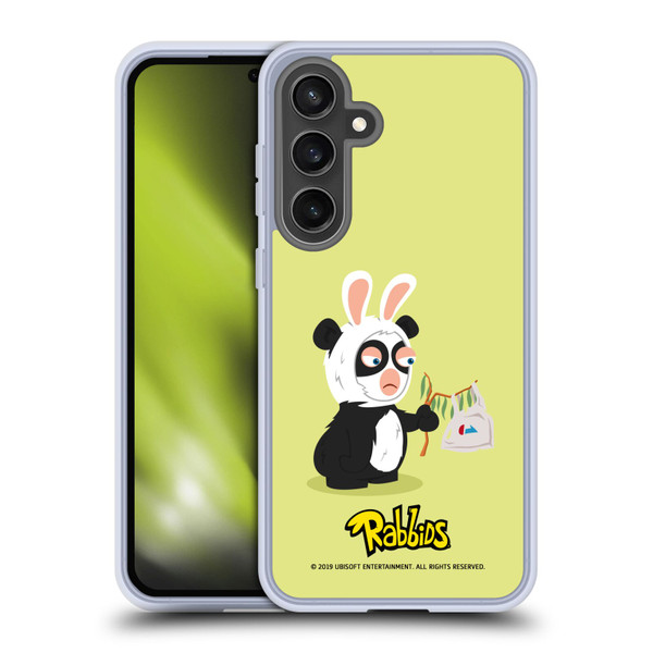 Rabbids Costumes Panda Soft Gel Case for Samsung Galaxy S24 FE & MagSafe