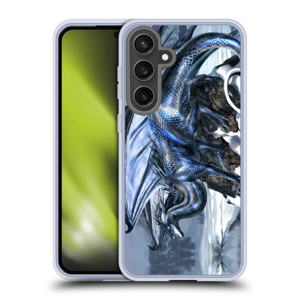 Ruth Thompson Dragons Silverblood Soft Gel Case for Samsung Galaxy S24 FE & MagSafe