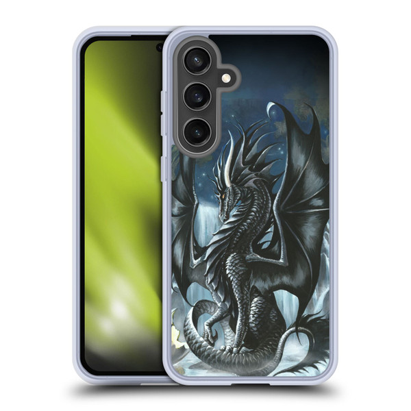 Ruth Thompson Dragons 2 Obsidian Soft Gel Case for Samsung Galaxy S24 FE & MagSafe