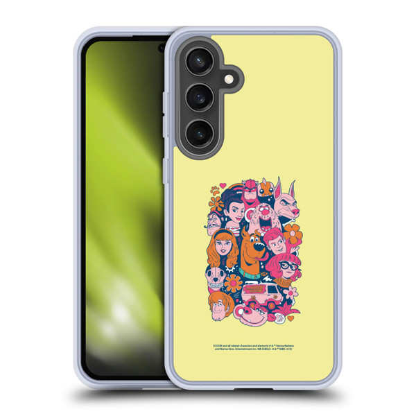 Scoob! Scooby-Doo Movie Graphics Retro Soft Gel Case for Samsung Galaxy S24 FE & MagSafe