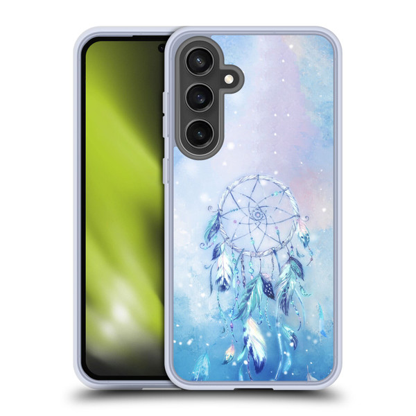 Simone Gatterwe Assorted Designs Blue Dreamcatcher Soft Gel Case for Samsung Galaxy S24 FE & MagSafe