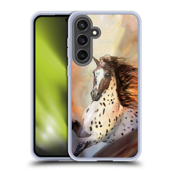 Simone Gatterwe Horses Wild 2 Soft Gel Case for Samsung Galaxy S24 FE & MagSafe