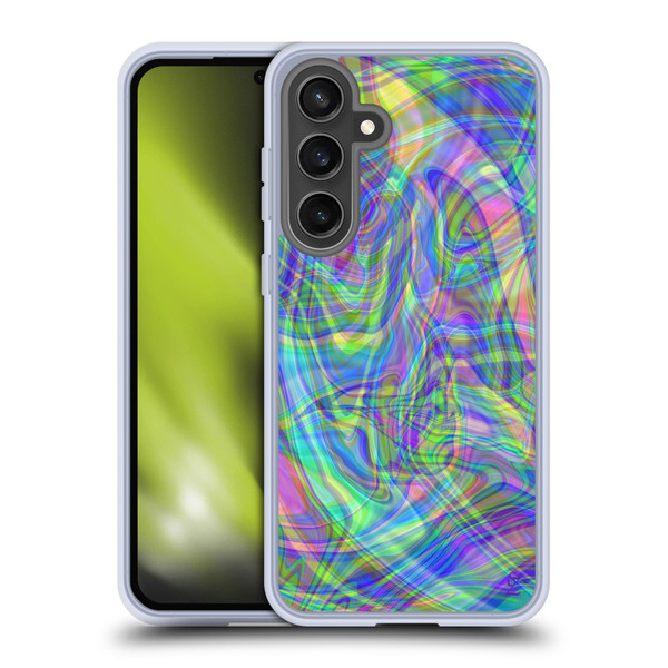 Suzan Lind Colours & Patterns Iridescent Abstract Soft Gel Case for Samsung Galaxy S24 FE & MagSafe