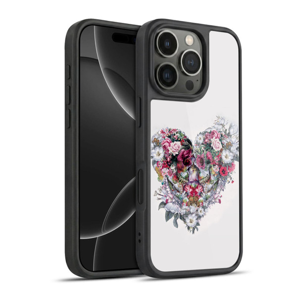 Riza Peker Skulls 9 Love Forever Gel Armour Case For Apple iPhone 16 Pro