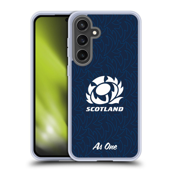 Scotland Rugby Graphics Pattern Soft Gel Case for Samsung Galaxy S24 FE & MagSafe