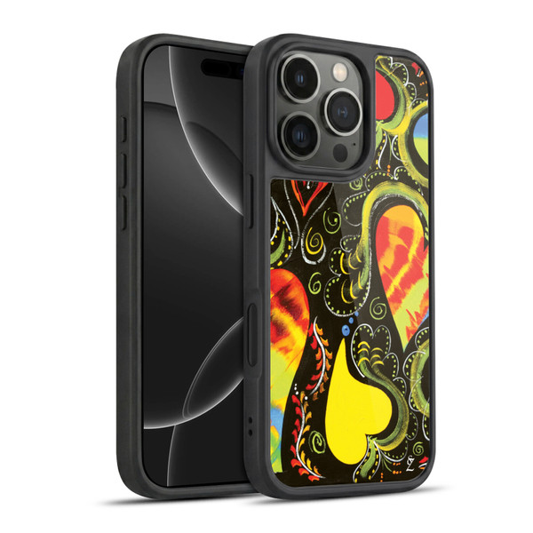 Suzan Lind Colours & Patterns Love Dance Gel Armour Case For Apple iPhone 16 Pro