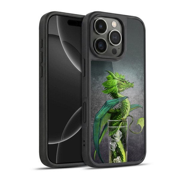 Stanley Morrison Dragons Green Mojito Drink Gel Armour Case For Apple iPhone 16 Pro