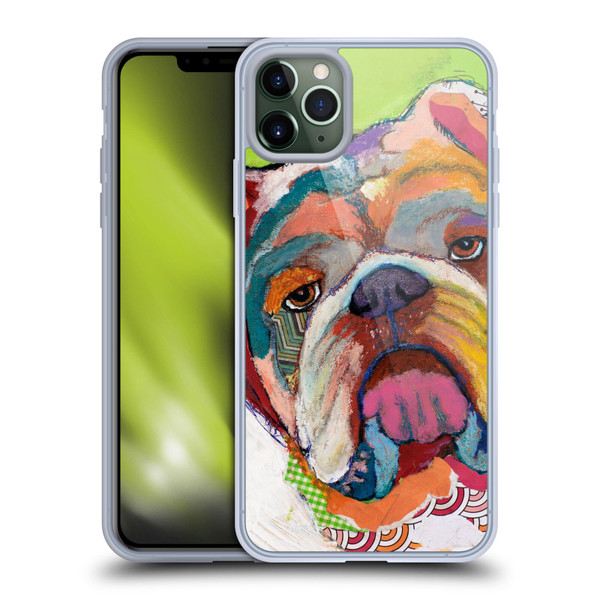 Michel Keck Dogs Bulldog Soft Gel Case for Apple iPhone 11 Pro Max