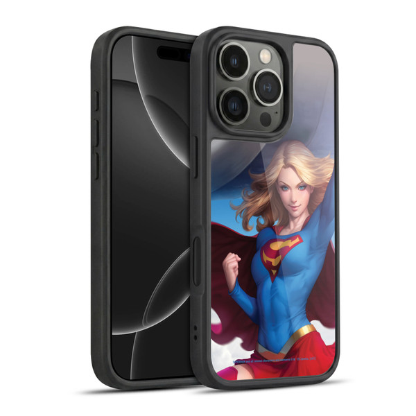 Superman DC Comics Supergirl Comic Art #12 Variant Gel Armour Case For Apple iPhone 16 Pro