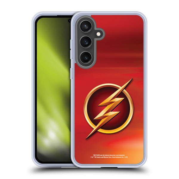 The Flash TV Series Logos Red Soft Gel Case for Samsung Galaxy S24 FE & MagSafe