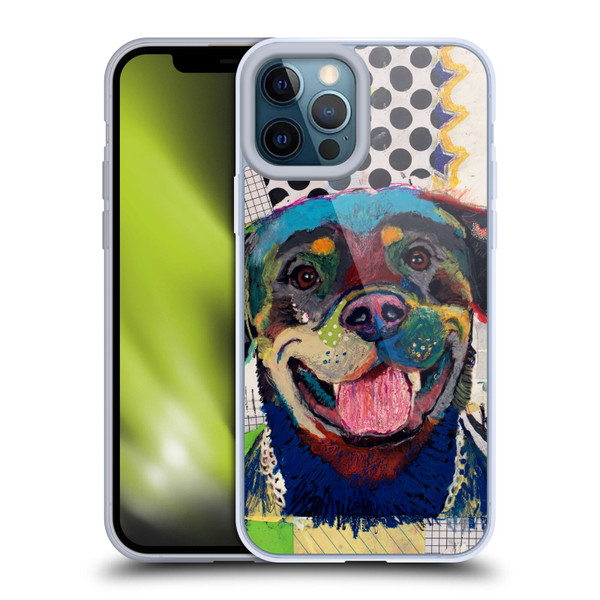 Michel Keck Dogs Rottweiler Soft Gel Case for Apple iPhone 12 Pro Max