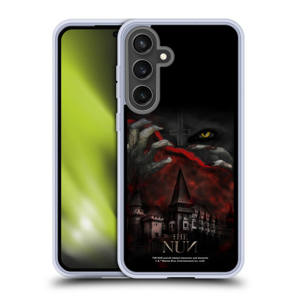 The Nun Valak Graphics Monastery Soft Gel Case for Samsung Galaxy S24 FE & MagSafe