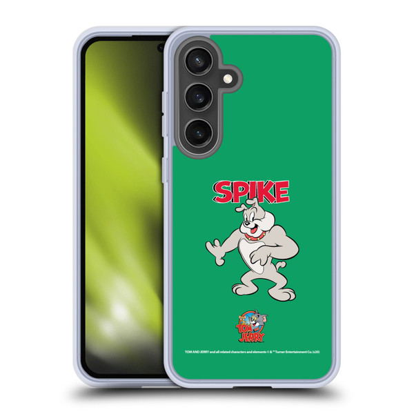 Tom and Jerry Characters Spike Soft Gel Case for Samsung Galaxy S24 FE & MagSafe