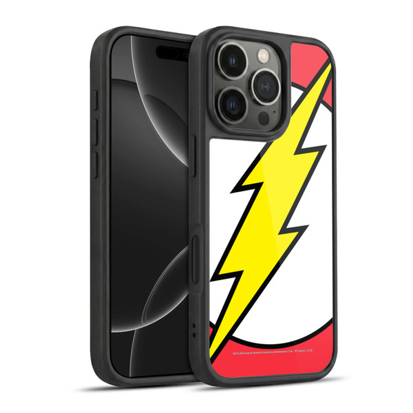 The Flash DC Comics Logo Oversized Gel Armour Case For Apple iPhone 16 Pro
