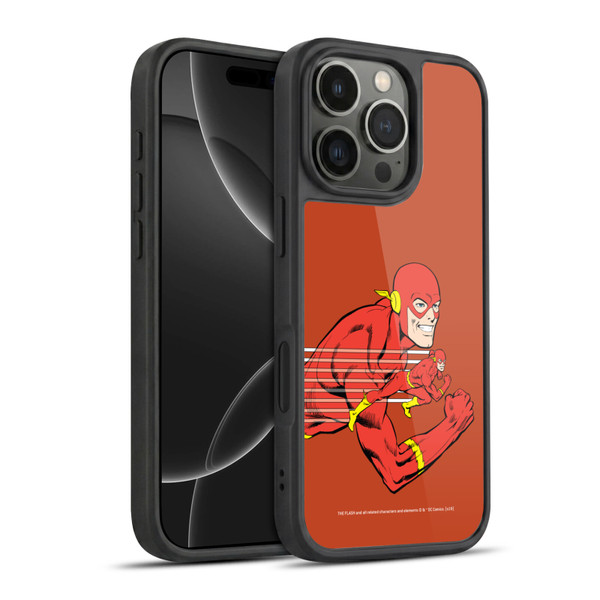 The Flash DC Comics Vintage Double Gel Armour Case For Apple iPhone 16 Pro