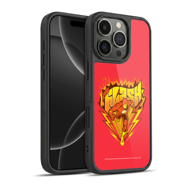 The Flash DC Comics Vintage Fastest Man Gel Armour Case For Apple iPhone 16 Pro