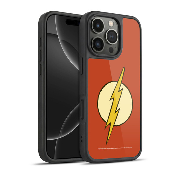 The Flash DC Comics Vintage Logo Gel Armour Case For Apple iPhone 16 Pro