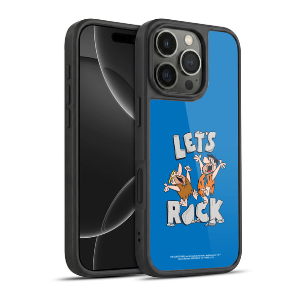 The Flintstones Graphics Fred And Barney Gel Armour Case For Apple iPhone 16 Pro