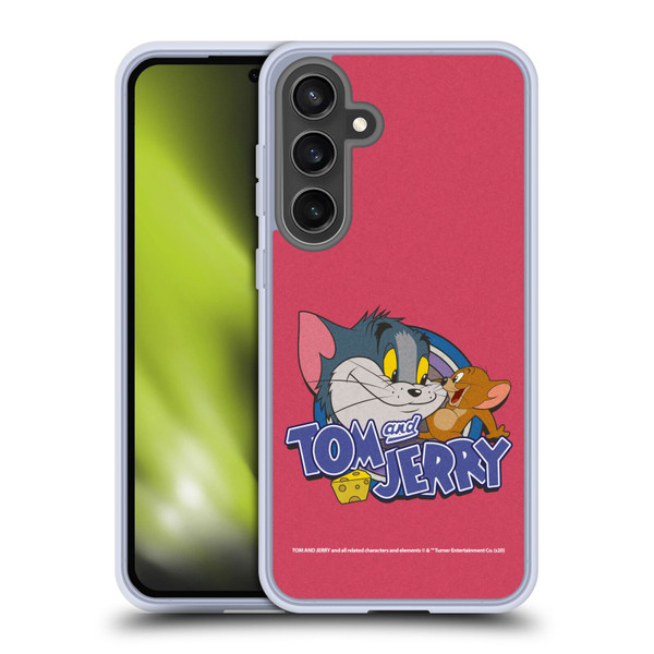 Tom and Jerry Typography Art Classic Soft Gel Case for Samsung Galaxy S24 FE & MagSafe