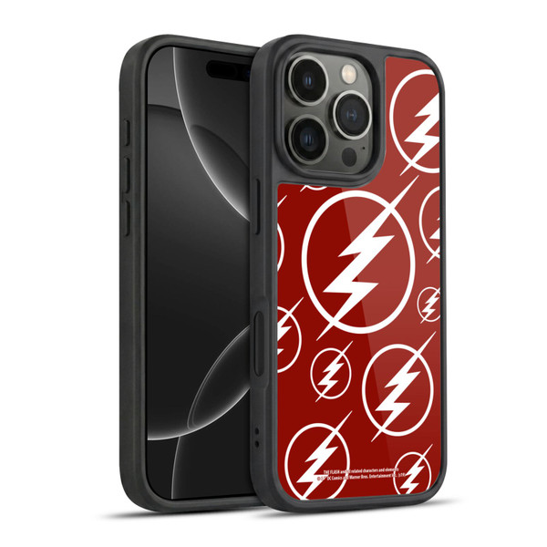 The Flash TV Series Logos Pattern Gel Armour Case For Apple iPhone 16 Pro