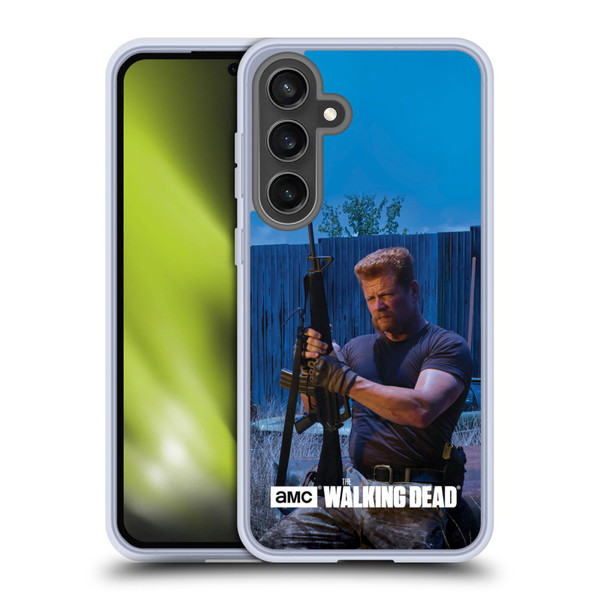 AMC The Walking Dead Filtered Characters Abraham Soft Gel Case for Samsung Galaxy S24 FE & MagSafe