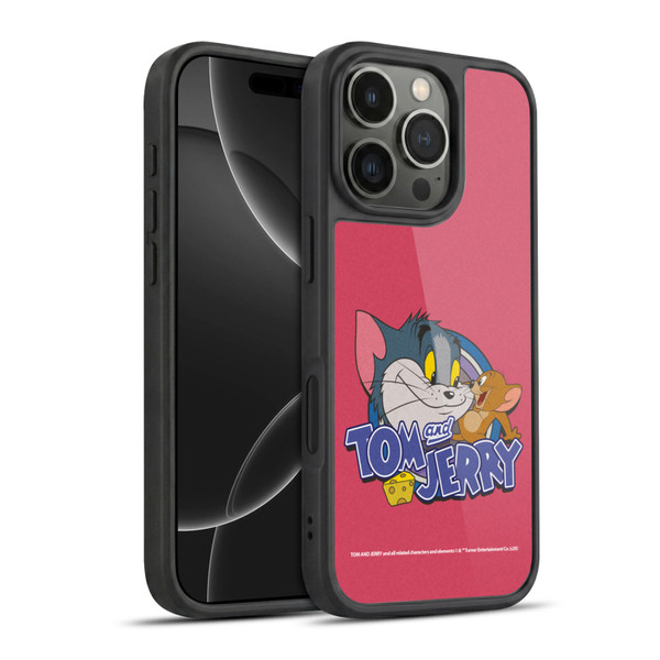 Tom and Jerry Typography Art Classic Gel Armour Case For Apple iPhone 16 Pro