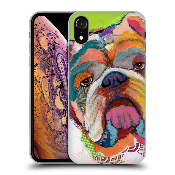 Michel Keck Dogs Bulldog Soft Gel Case for Apple iPhone XR