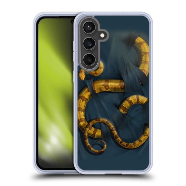 Vincent Hie Animals Snake Soft Gel Case for Samsung Galaxy S24 FE & MagSafe