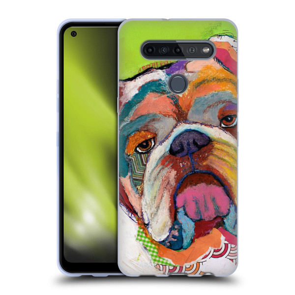 Michel Keck Dogs Bulldog Soft Gel Case for LG K51S