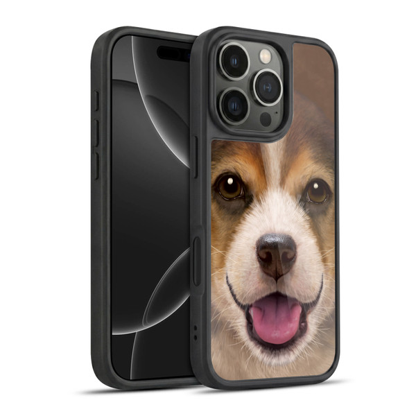 Vincent Hie Big Face Puppies Beagle Gel Armour Case For Apple iPhone 16 Pro