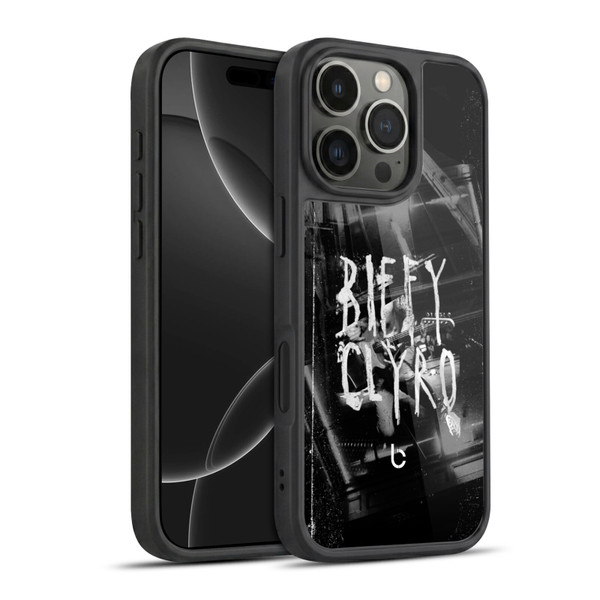 Biffy Clyro Graphics Black White Gel Armour Case For Apple iPhone 16 Pro
