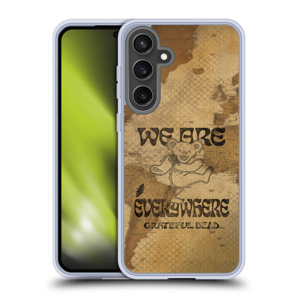 Grateful Dead Graphics Bear Vintage Soft Gel Case for Samsung Galaxy S24 FE & MagSafe