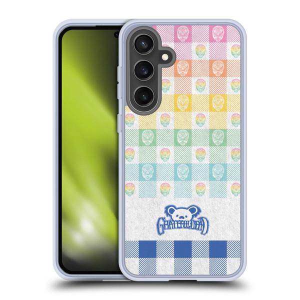 Grateful Dead Graphics Colourful Pattern Soft Gel Case for Samsung Galaxy S24 FE & MagSafe