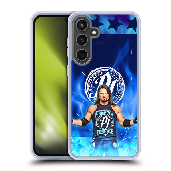 WWE Aj Styles Portrait Soft Gel Case for Samsung Galaxy S24 FE & MagSafe
