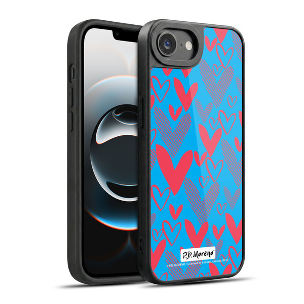 P.D. Moreno Patterns Hearts 2 Gel Armour Case For Apple iPhone 16e / Apple iPhone 17e