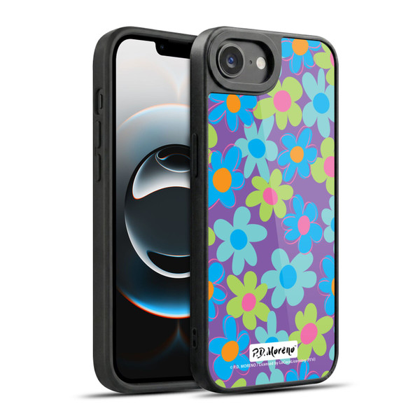 P.D. Moreno Patterns Purple Gel Armour Case For Apple iPhone 16e / Apple iPhone 17e