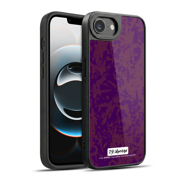 P.D. Moreno Patterns Violet Gel Armour Case For Apple iPhone 16e / Apple iPhone 17e