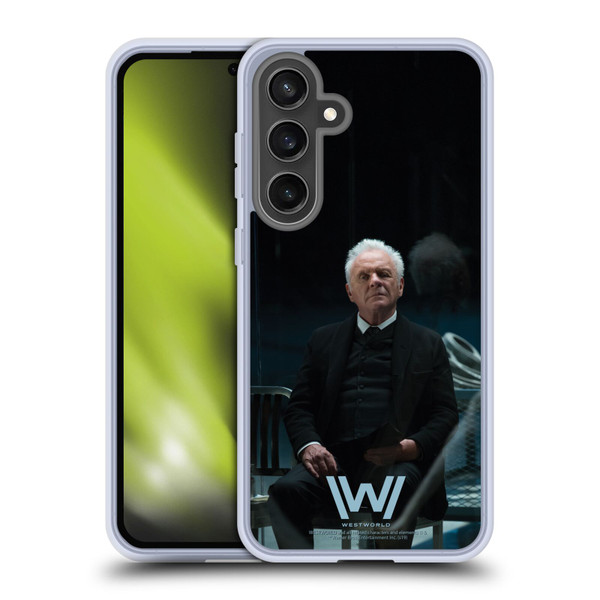 Westworld Characters Robert Ford Soft Gel Case for Samsung Galaxy S24 FE & MagSafe