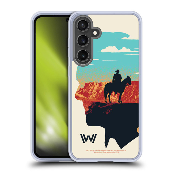 Westworld Graphics Ford And William Soft Gel Case for Samsung Galaxy S24 FE & MagSafe