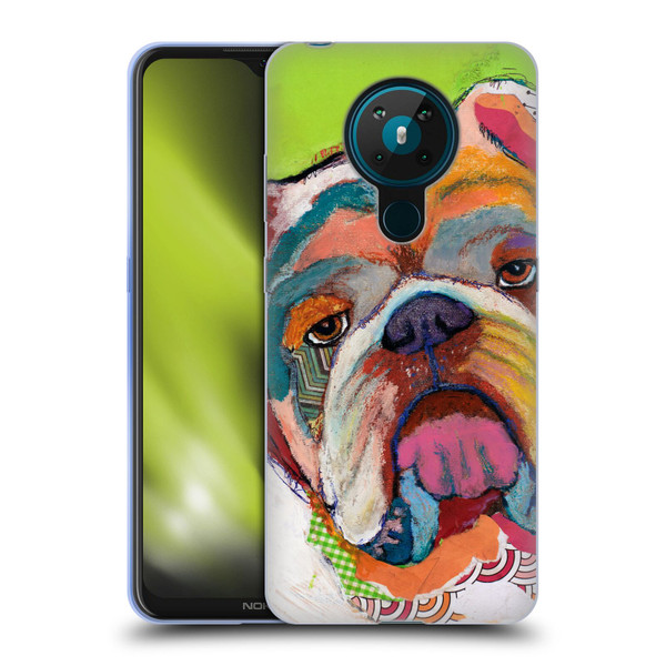 Michel Keck Dogs Bulldog Soft Gel Case for Nokia 5.3