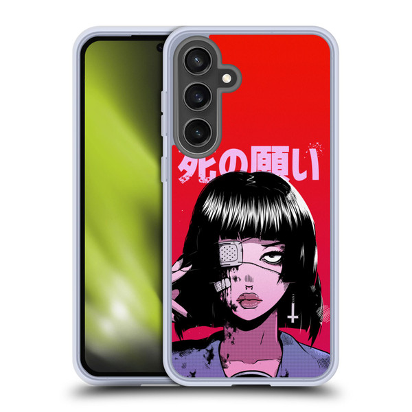 Zombie Makeout Club Art Eye Patch Soft Gel Case for Samsung Galaxy S24 FE & MagSafe