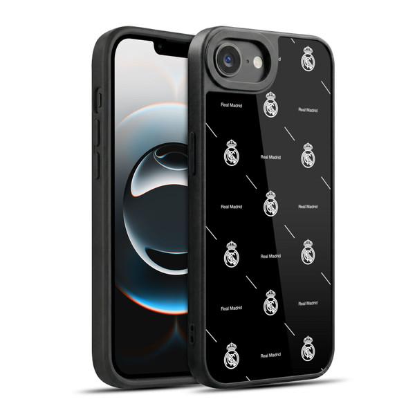 Real Madrid CF Legend White Logo Pattern Gel Armour Case For Apple iPhone 16e / Apple iPhone 17e