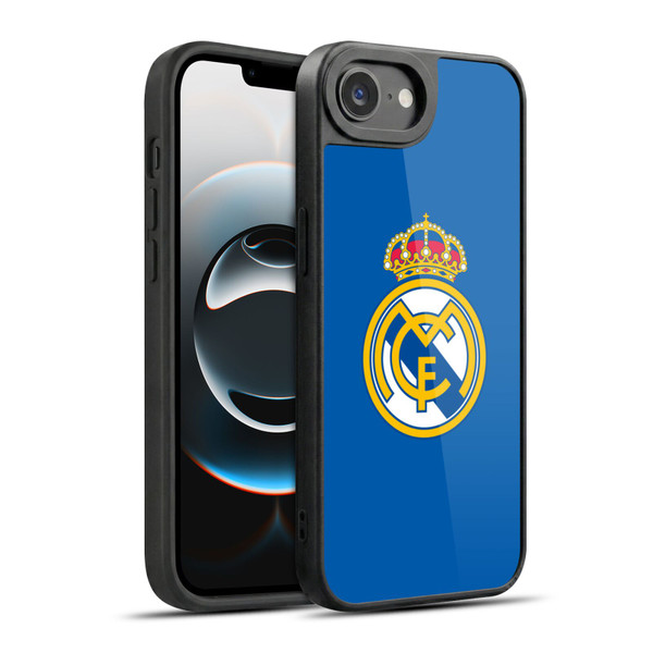 Real Madrid CF Origin Plain Logo Blue Gel Armour Case For Apple iPhone 16e / Apple iPhone 17e