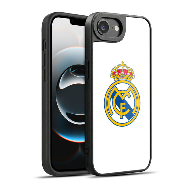 Real Madrid CF Origin Plain Logo White Gel Armour Case For Apple iPhone 16e / Apple iPhone 17e
