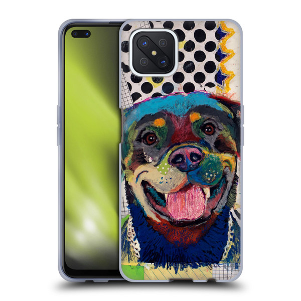 Michel Keck Dogs Rottweiler Soft Gel Case for OPPO Reno4 Z 5G