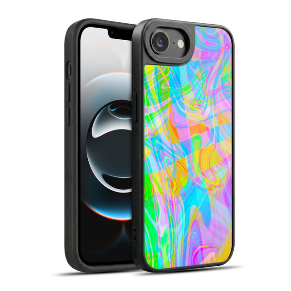 Suzan Lind Marble Abstract Rainbow Gel Armour Case For Apple iPhone 16e / Apple iPhone 17e