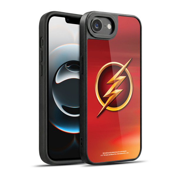 The Flash TV Series Logos Red Gel Armour Case For Apple iPhone 16e / Apple iPhone 17e