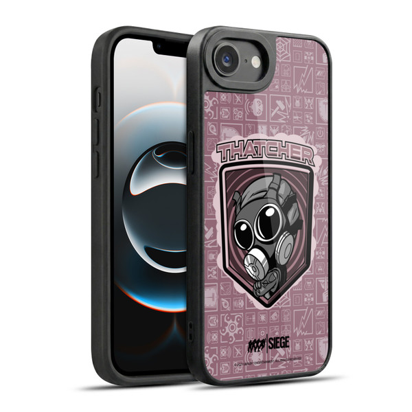 Tom Clancy's Rainbow Six Siege Chibi Operators Thatcher Gel Armour Case For Apple iPhone 16e / Apple iPhone 17e