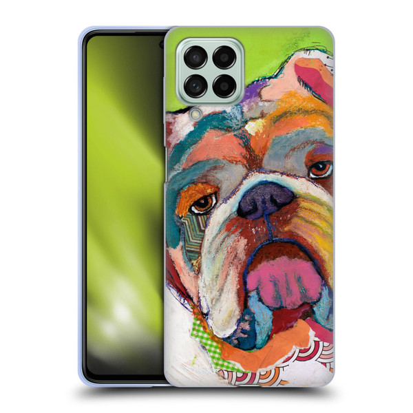 Michel Keck Dogs Bulldog Soft Gel Case for Samsung Galaxy M53 (2022)